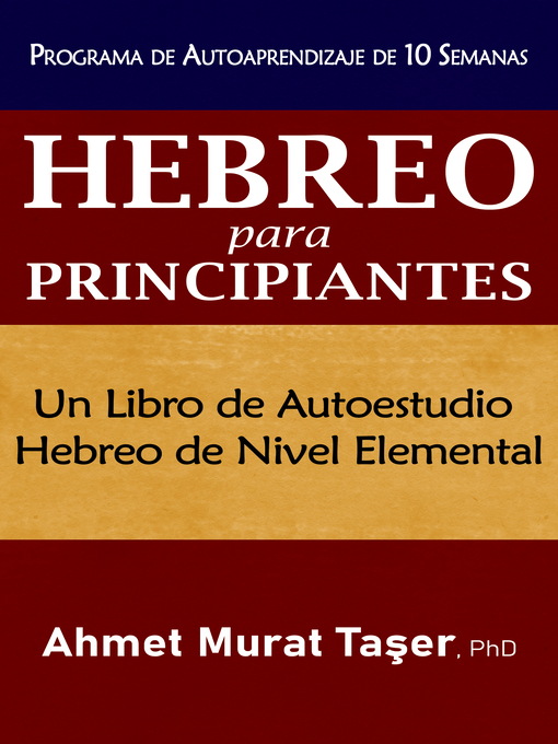 Title details for Hebreo para Principiantes by Ahmet Murat Taşer - Available